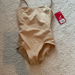Capezio nude leotard